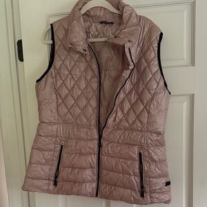 Calvin Klein Performance Quilted Vest in Blush